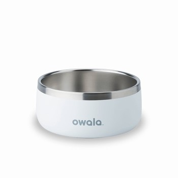 Owala 3 Cups Pet Bowl White | UQYMSL609